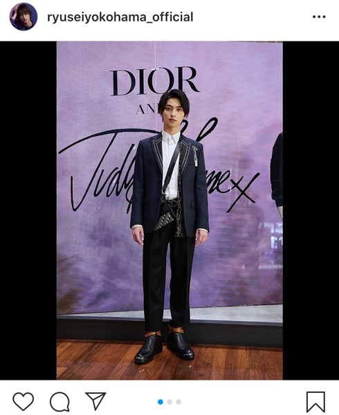 横浜流星、DIORの最新コーデを着こなし!「王子様ですね」