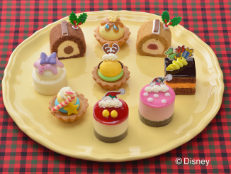 【銀座コージーコーナー】12月1日より、クリスマス限定「ミッキー&フレンズ」のプチケーキセットを発売