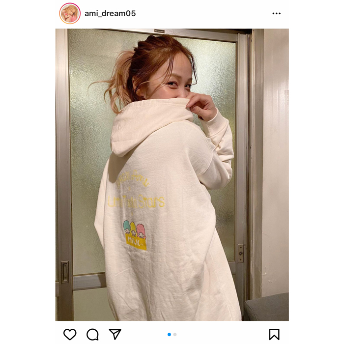 Dream Ami、キキララとのコラボパーカーでかわちい!「何でそんなにかわいいの?」