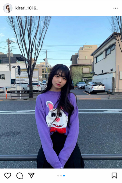 天使すぎる小悪魔・Kirariが彼女感あふれるポートレートを披露!「今日も今日とてお顔が優勝」