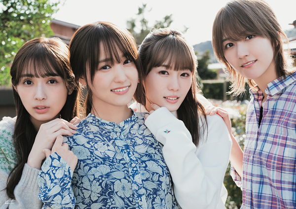 櫻坂46 小池美波、菅井友香、土生瑞穂、渡辺梨加が表紙を飾る「B.L.T.」5月号表紙カット解禁!