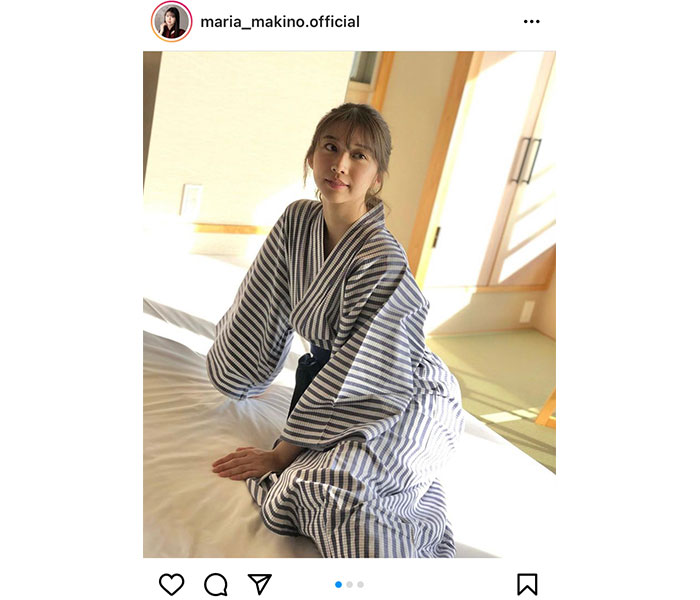 モー娘。牧野真莉愛の浴衣美人ショットに反響!「和の雰囲気もすてき」