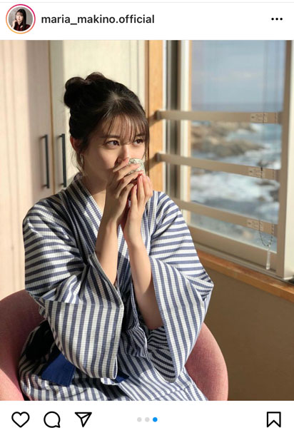 モー娘。牧野真莉愛の浴衣美人ショットに反響!「和の雰囲気もすてき」