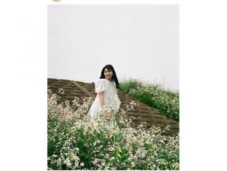 AKB48 福岡聖菜、父撮影の絵画のような白ワンピースショットで魅了