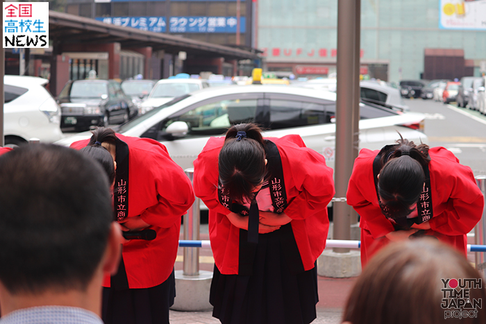 【山形市立商業高等学校】産調ガールズが横浜高島屋に！花笠踊りで山形の魅力を伝える