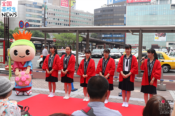 【山形市立商業高等学校】産調ガールズが横浜高島屋に！花笠踊りで山形の魅力を伝える