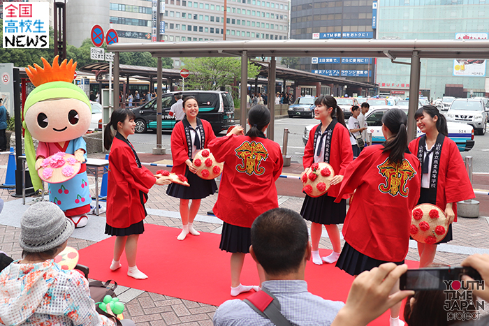 【山形市立商業高等学校】産調ガールズが横浜高島屋に！花笠踊りで山形の魅力を伝える