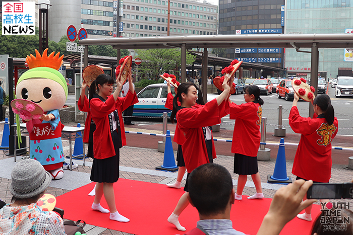 【山形市立商業高等学校】産調ガールズが横浜高島屋に！花笠踊りで山形の魅力を伝える