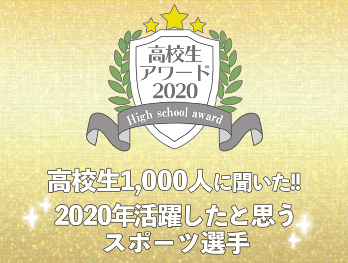 【高校生アワード2020】2020年活躍したと思うスポーツ選手（#109）