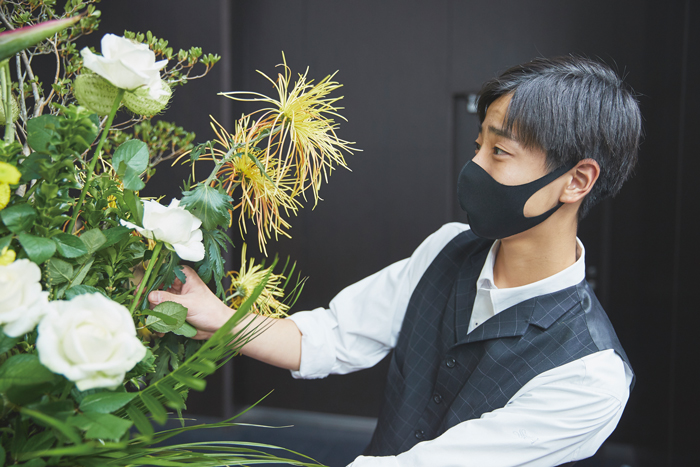 正則学園高等学校 花いけ男子部「生花と向き合い、自分自身とも向き合う」