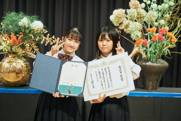 全国高校生花いけバトル、北陸大会を制したのは、石川県立野々市明倫高等学校「ノンきー」！