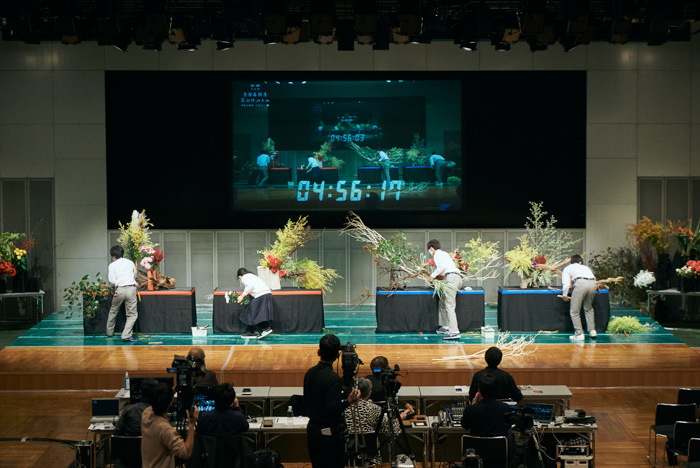 全国高校生花いけバトル、福岡大会を制したのは、福岡舞鶴高等学校「うぐいす」！