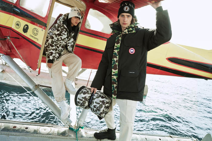 CanadaGoose x CONCEPTS x BAPE® のコラボレーションアイテムが登場！