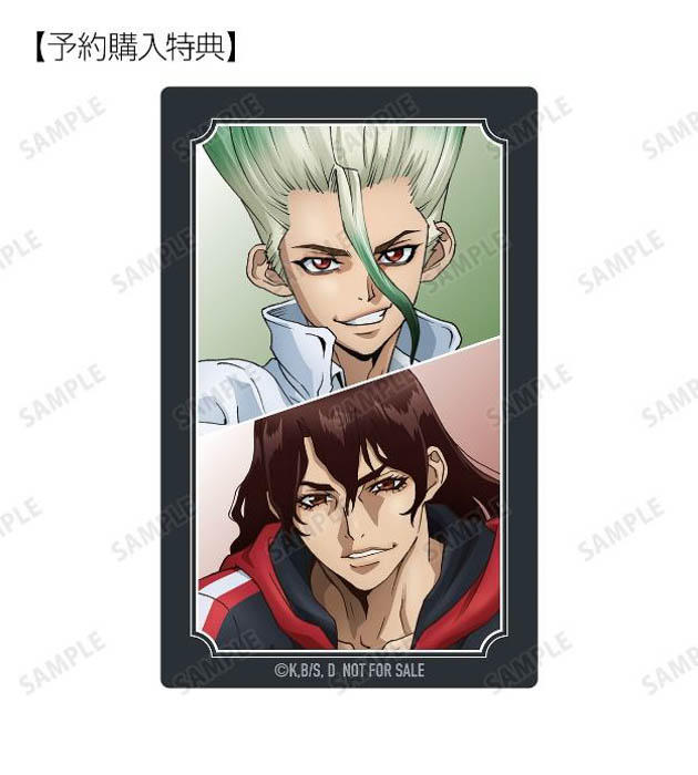 『Dr.STONE』の描き下ろしイラスト 石化前ver. トレーディングアクリルスタンドなどの受注を開始!!