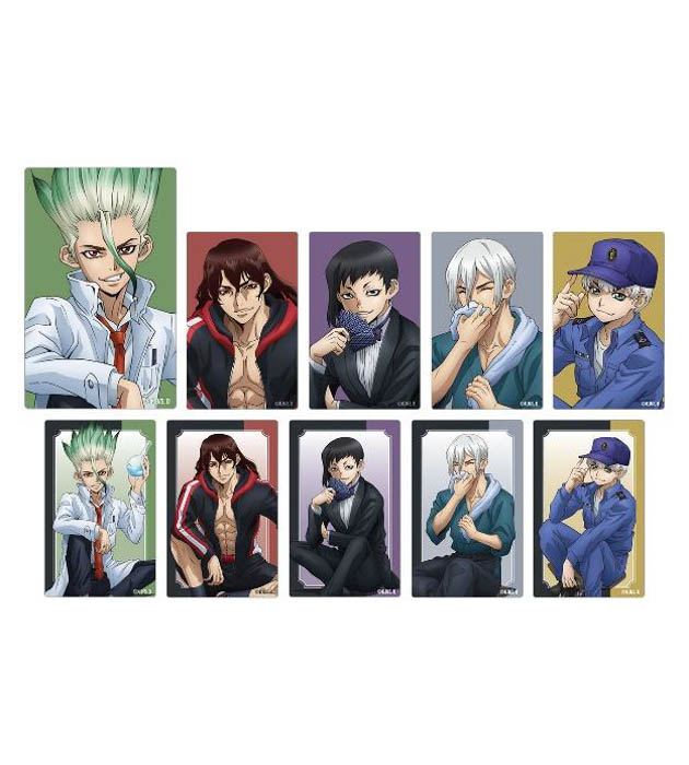 『Dr.STONE』の描き下ろしイラスト 石化前ver. トレーディングアクリルスタンドなどの受注を開始!!