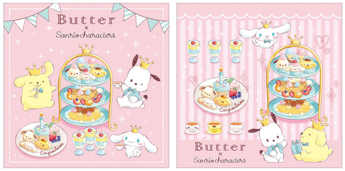 【パンケーキ専門店 Butter × サンリオキャラクターズ】「選ぶ楽しみ」をテーマに、サンリオの人気キャラクターがButterとのコラボレーションカフェとして新登場！