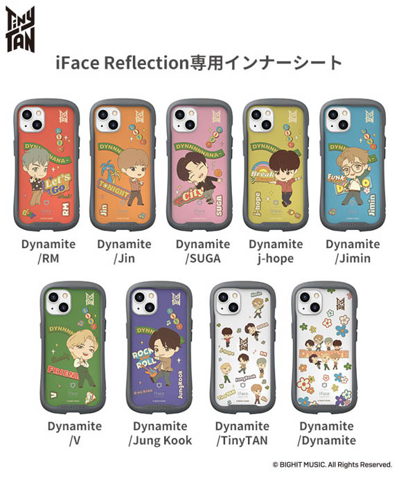 BTS のキャラクター「TinyTAN」とモバイルアクセサリー「iFace」のコラボアイテムに大ヒット曲「Dynamite」柄が続々登場！