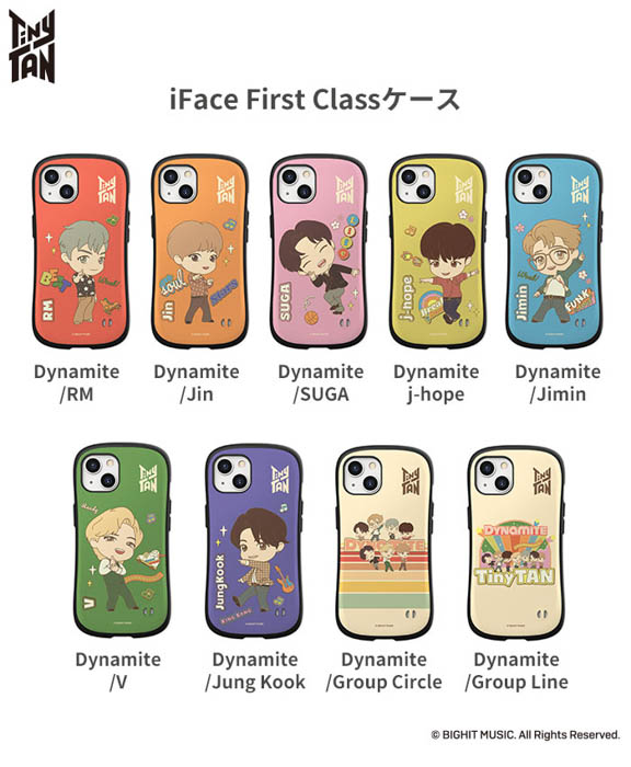 BTS のキャラクター「TinyTAN」とモバイルアクセサリー「iFace」のコラボアイテムに大ヒット曲「Dynamite」柄が続々登場！