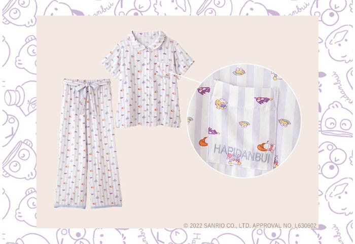 PEACH JOHNがサンリオの人気ユニット「はぴだんぶい」とのコラボレーション商品を、本日発売！PJ ROOM初のミューズである山下美月の着こなしにも注目！