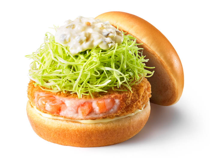 モスバーガー、中華料理の定番「海老チリ」をハンバーガーにアレンジ！「海老チリ風バーガー」新発売！