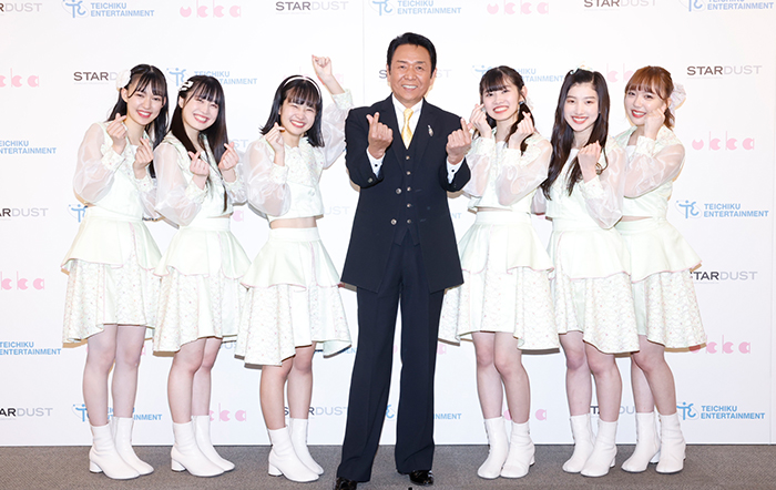STARDUST PLANET発6人組アイドル・ukkaが2022年秋メジャーデビュー決定！演歌歌手の山本譲二が登場でWサプライズ⁉︎