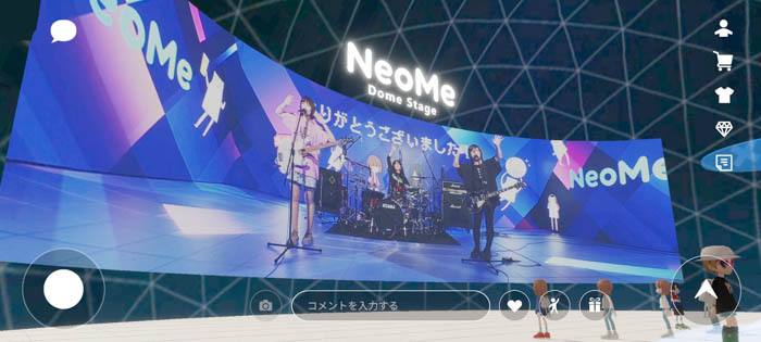 ヤバイTシャツ屋さんが最新のXR技術を使ったバーチャルライブに出演！「NeoMe Live Vol.1」ライブレポート