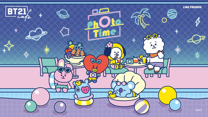 「BT21カフェ」第12弾～PHOTO TIME～、東京・名古屋・大阪3都市、全4会場で開催決定！