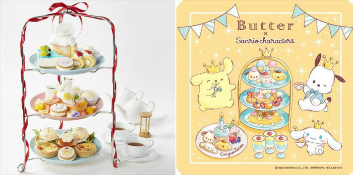 【パンケーキ専門店Butter×サンリオキャラクターズ】「選ぶ楽しみ」をテーマに、サンリオの人気キャラクターがButterとのコラボレーションメニューが登場！