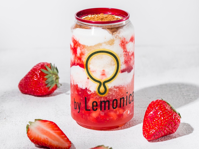 新感覚デザート“食べるレモネード”が誕生！レモニカ7月15日夏の新メニュー「CANレモネッタ ストロベリー」を販売開始
