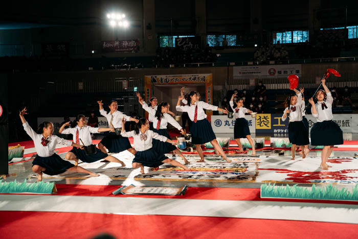 第15回書道パフォーマンス甲子園の入賞作品を紹介！