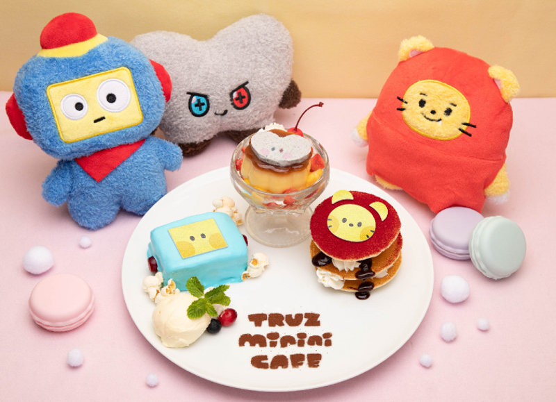 LINE FRIENDSとTREASUREのコラボレーションにより生まれたキャラクター「TRUZ」のテーマカフェが東京・渋谷に登場！