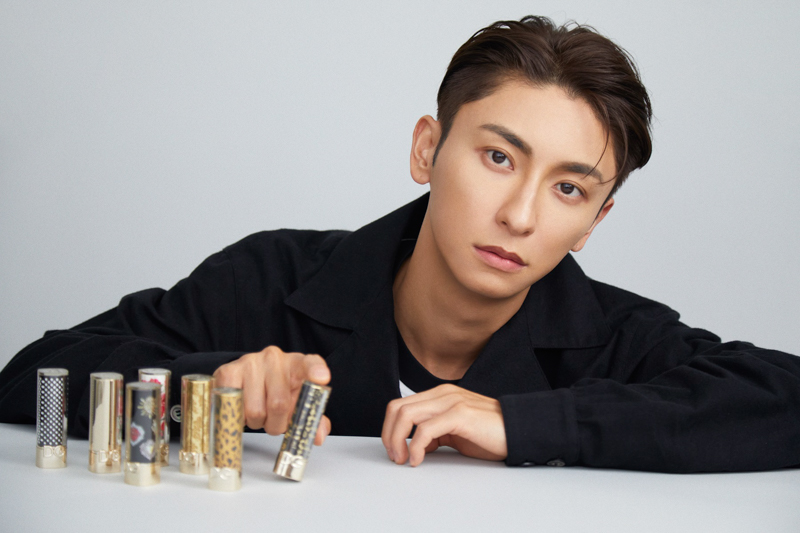 與真司郎（AAA）が挑戦する、 ドルチェ＆ガッバーナを使った色気が宿るジェンダーレスなメイク