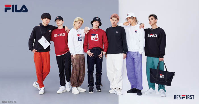 FILA×BE:FIRSTのコラボアイテムがライトオン オンラインショップと一部店舗限定にて、9/16（金）より販売スタート！