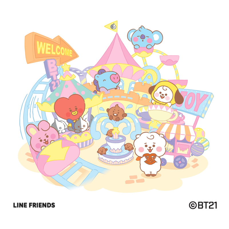 BT21と一緒に夢の遊園地で遊べる体験型イベント「BT21 MerryLand ～Welcome to our dreamy world!～ 」9月23日(金・祝)より名古屋PARCOにて開催決定！