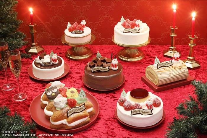パステルのクリスマスケーキ2022、サンリオキャラクターズ×パステルコラボケーキも新登場！10月1日よりクリスマスケーキの予約が開始！