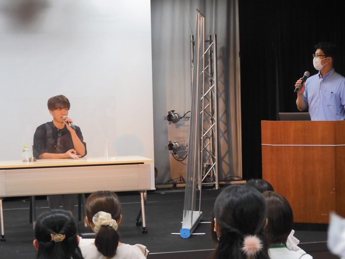 人気卒業生声優・山下誠一郎が来校。「夢を目指す人たちのヒントになれば嬉しいです」と、未来の声優へメッセージ