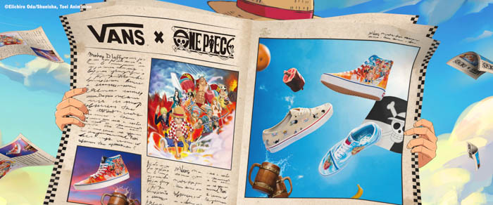 VANSとONE PIECEが初のコラボレーションシリーズを発表！仲間の力を称える宴をしよう！