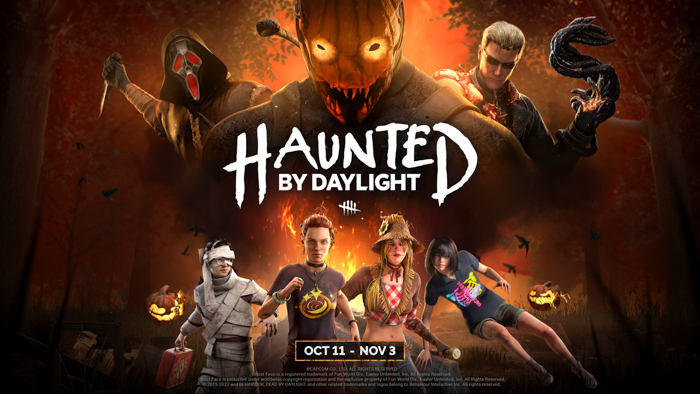 『Dead by Daylight』のハロウィンイベント「Haunted by Daylight」が10月12日（水）から11月4日（金）まで開催！