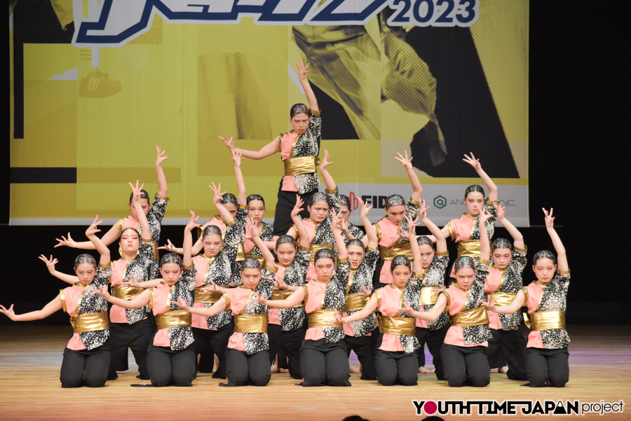 大阪府立堺西高校「STORM CREW」がLARGE部門で演技を披露！＜マイナビHIGH SCHOOL DANCE COMPETITION 2023 WEST vol.2＞