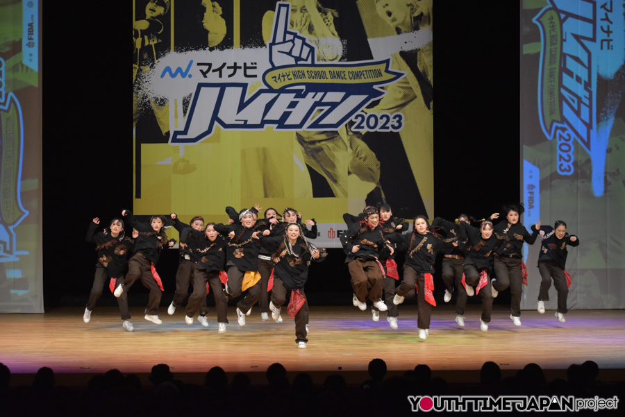 北陸学園北陸高校「ほくだん」がLARGE部門で演技を披露！＜マイナビHIGH SCHOOL DANCE COMPETITION 2023 WEST vol.2＞