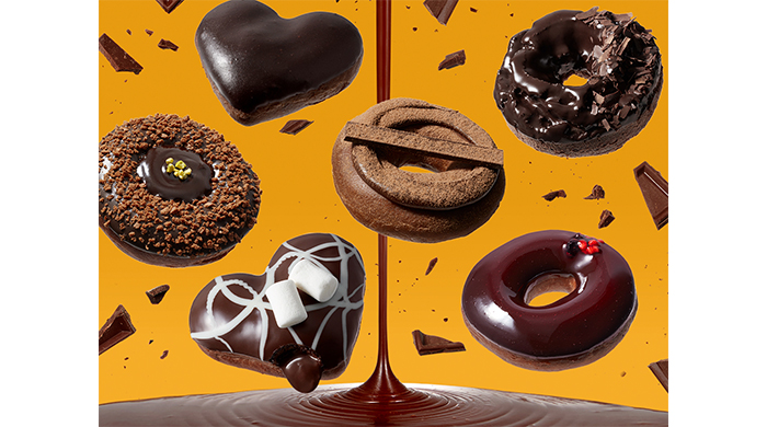 クリスピー・クリーム･ドーナツから、バレンタインシーズンにぴったりな“チョコづくし”のドーナツが6種登場！