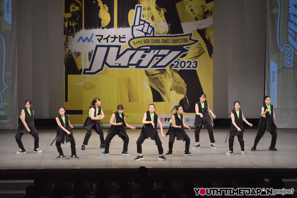 大阪府立咲くやこの花高校「l’éléphant」がLARGE部門でダンスを披露！＜マイナビHIGH SCHOOL DANCE COMPETITION 2023 WEST vol.1＞