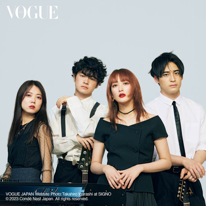 緑黄色社会が『VOGUE JAPAN』に登場！パルファン・クリスチャン・ディオール伝説のリップを纏ったスペシャルシューティングを公開