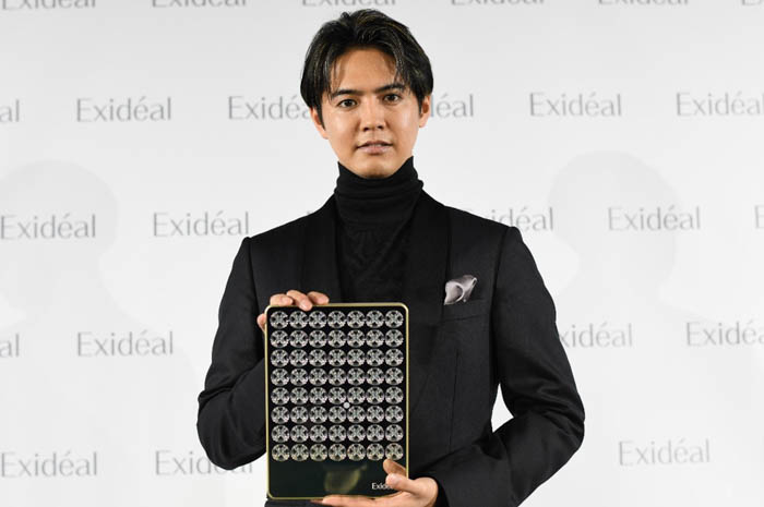 片寄涼太がExidéalのイメージモデル就任後初となる『Exidéal Deux』の発売記念イベントに出演！