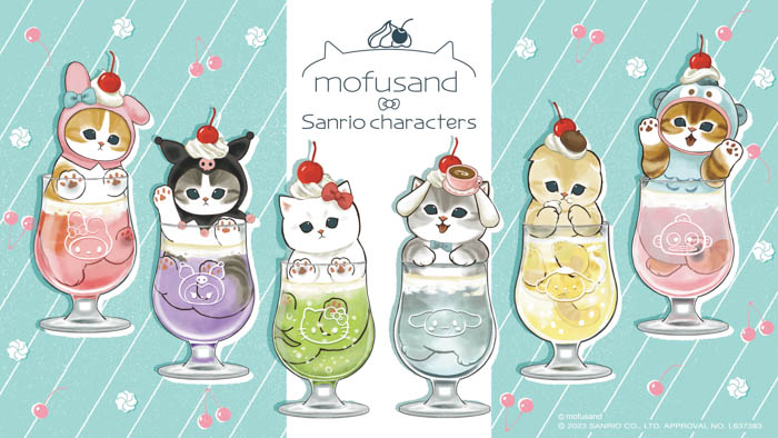 「mofusand × Sanrio characters cafe」期間限定オープン！