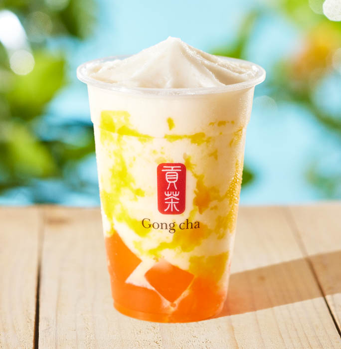 まぶしい”太陽のイエロー”と共に初夏を満喫！Gong cha「甘夏マンゴー ミルクティー／フローズン」登場！