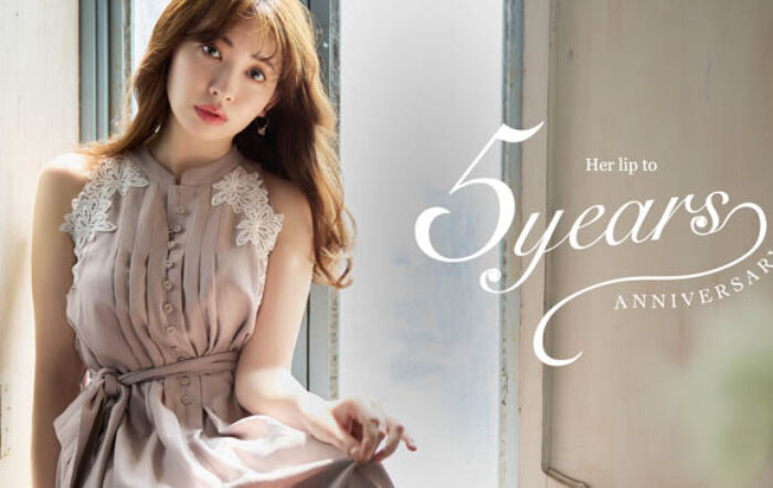 小嶋陽菜プロデュースのライフスタイルブランド「Her lip to」が東京・大阪にて5周年を記念したショッピングイベント、さらに5年間の歩みを辿る＜GALLERY by Her lip to＞を開催！