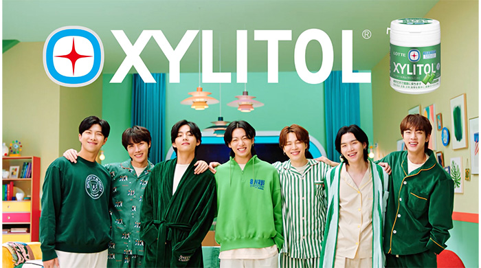 「XYLITOL×BTS Let’s XYLITOL!」新CM公開！7人が仲良くパジャマパーティー！？「食事のあと」篇、「歯磨きのあと」篇、「おやすみの前」篇全国同時オンエア開始！