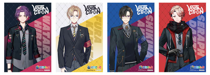 「にじさんじ」所属VTuberユニット・VOLTACTION、デビュー1周年を記念したフェア&オンリーショップが7月15日から開催!撮りおろしビジュアルを使用した新グッズも販売!!