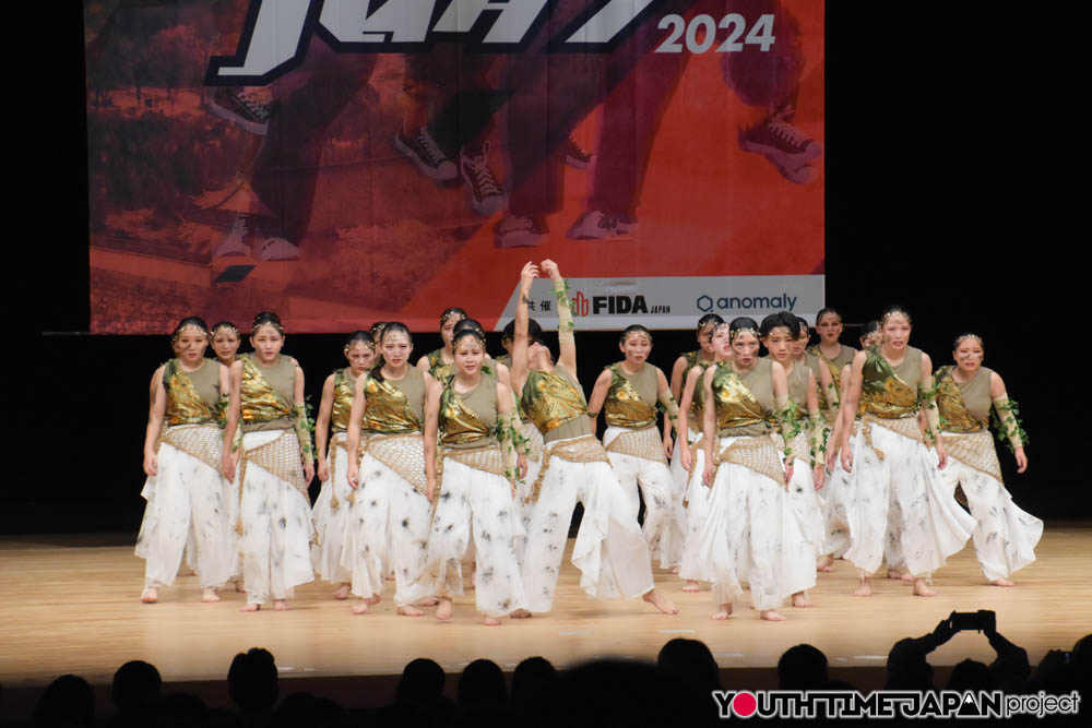 泉北高校「FOXY」がLARGE部門で演技を披露！＜マイナビHIGH SCHOOL DANCE COMPETITION 2024 WEST vol.1＞